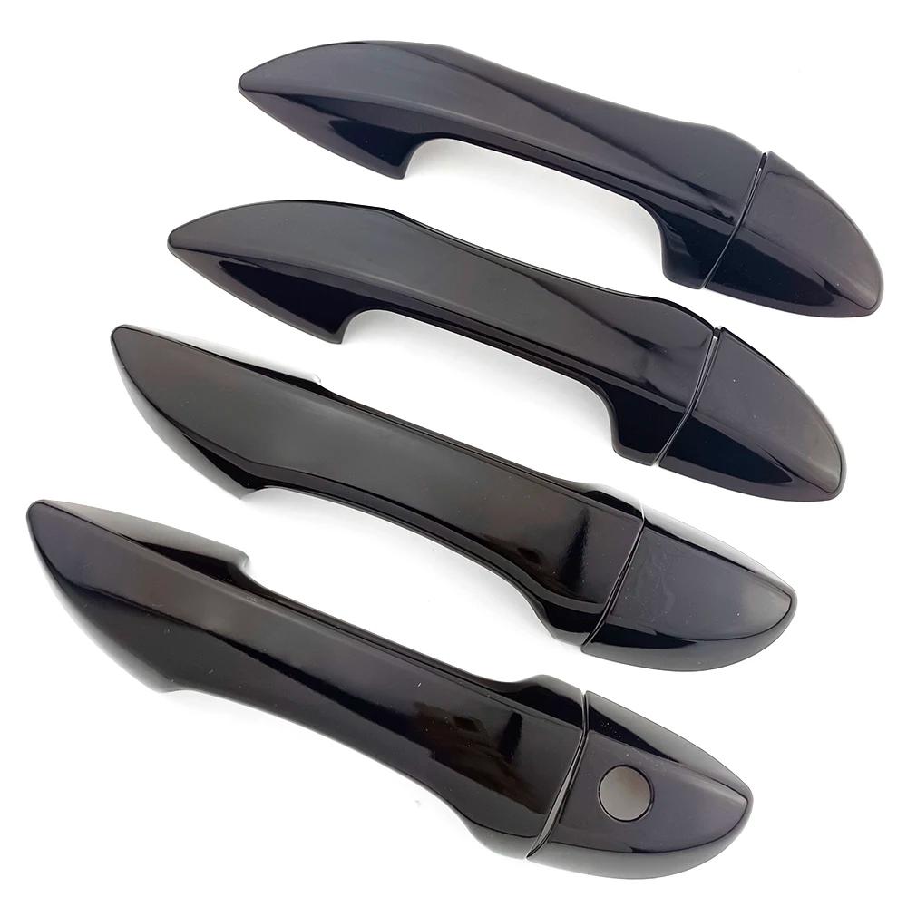 Car Upgrade Glossy Black Door Handle Cover For Tayota Corolla 2014-2018 Exterior Styling Car Stickers