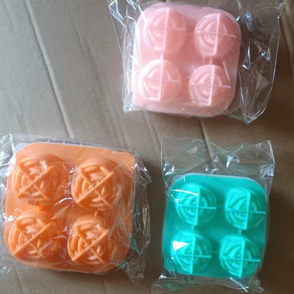 Four-Grid Rose Ice Cube Mold - Creative Whiskey Ice Tray