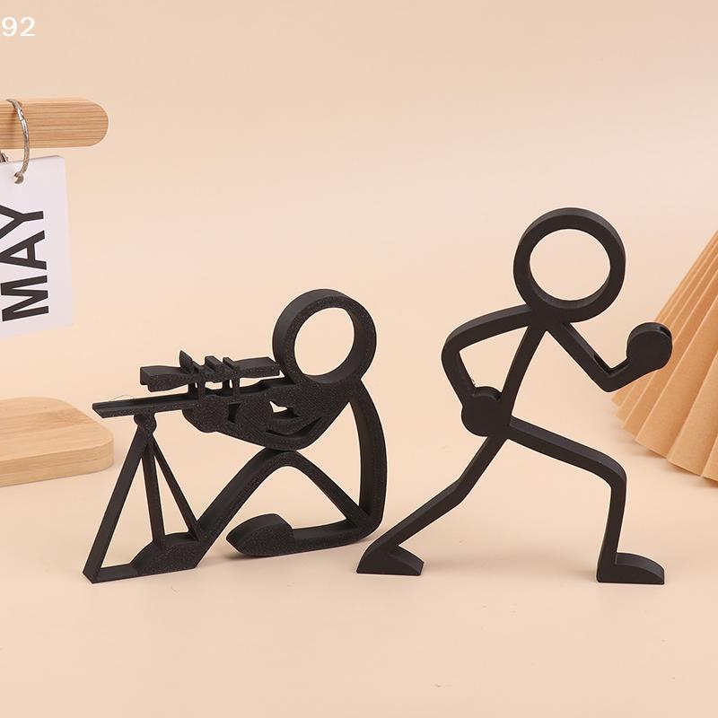3D-gedruckte Strichmännchen-Stifthalter Stifthalter Stiftebehälter Schreibtischdekorationen Schreibwaren Schreibtischskulpturen Geschenke