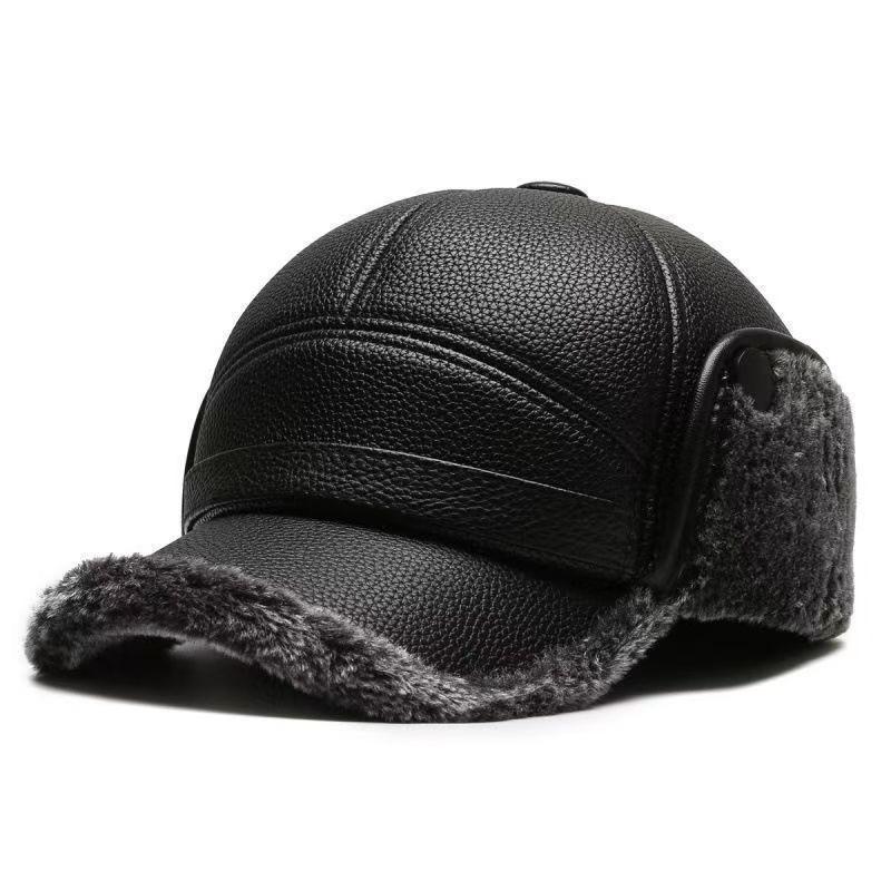 Winter Warm Duckbill Hat for Middle-aged and Elderly Men with Ear Protection