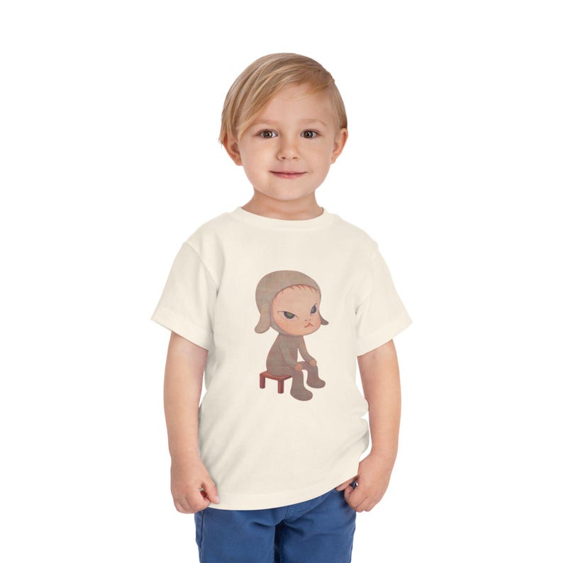 Yoshitomo Nara Graphic Kids T-Shirt: No Bunny Girl, Japan Art Tee 150