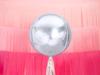 Balon Foliowy Kula, 40Cm, Srebrna