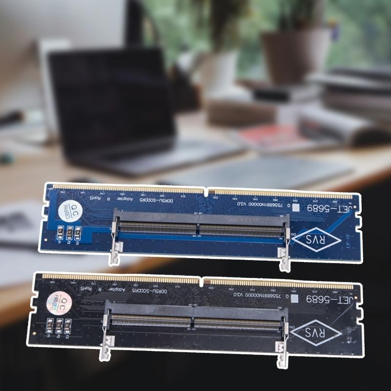 DDR5 Laptop SO-DIMM To Desktop Adapter Card Converter Memory Connector Adapter UDIMM To SO DDR5 Memory Tester