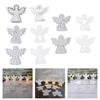Silicone Mould Epoxy Resin Tool Angel with Heart Star Casting Molds Plasters Molds Craft Supply