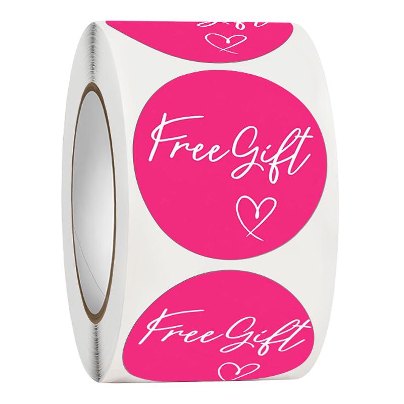 

Colorful Thank You Stickers for Gift Box Decoration
