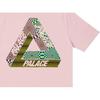 Palace Tri-Eye Logo Print Round Neck Short Sleeve T-Shirt Unisex Tops Light-Pink P21TS240