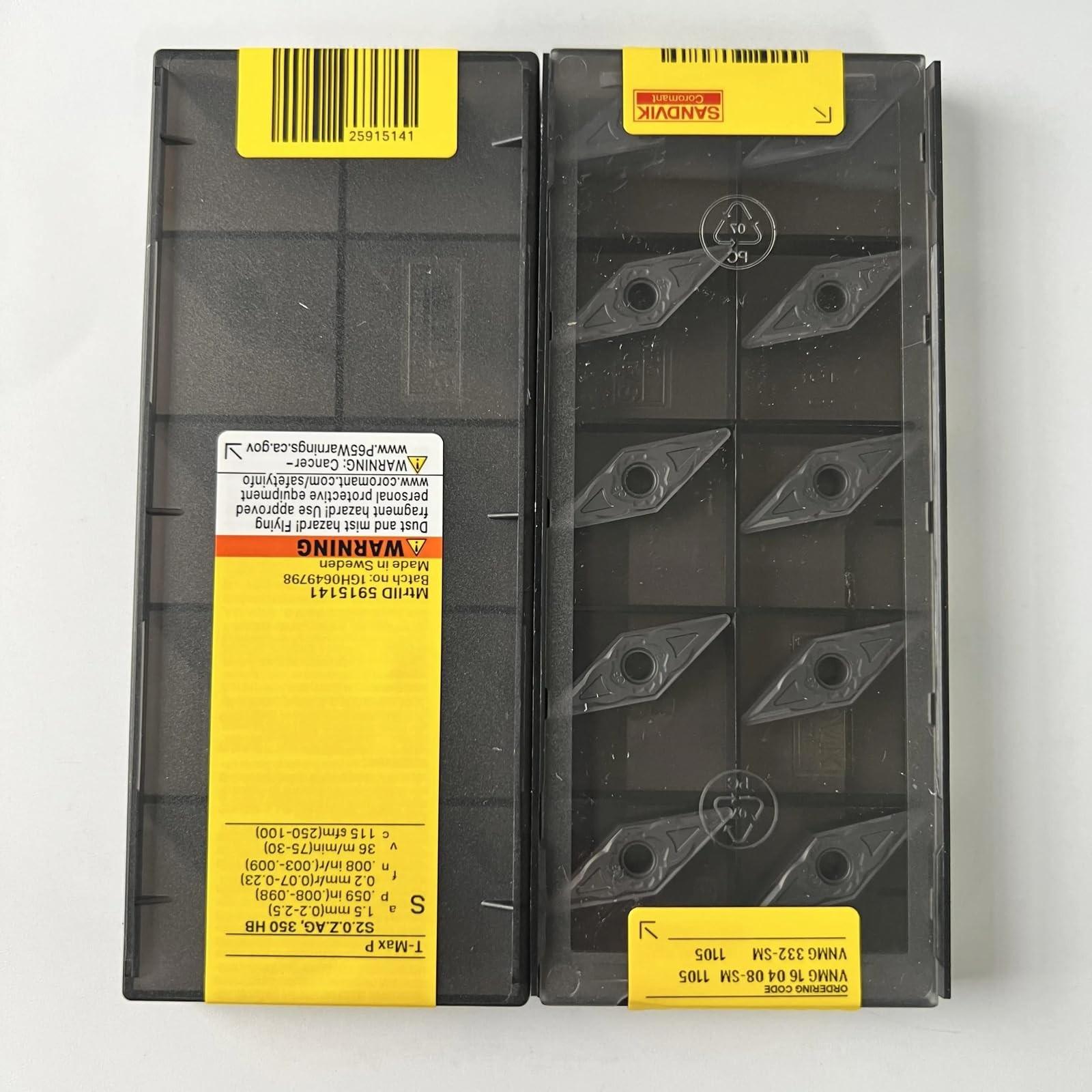 

Original Sandvik / VNMG160408-SM 1105 /CNC lathe carbide blade tool 10 Pcs