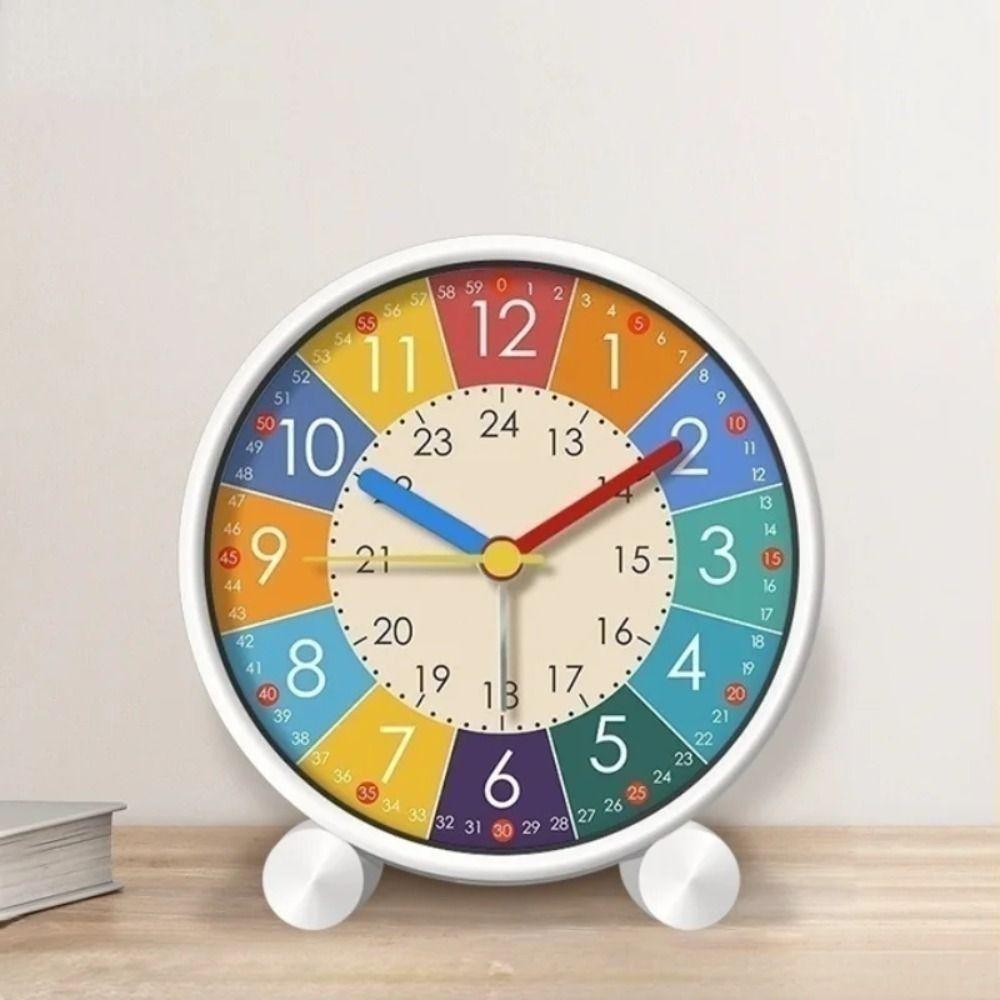 Wake-up Artifact Mute Alarm Clock Creative Small Children Clock Silent Learning Clock Children Educational