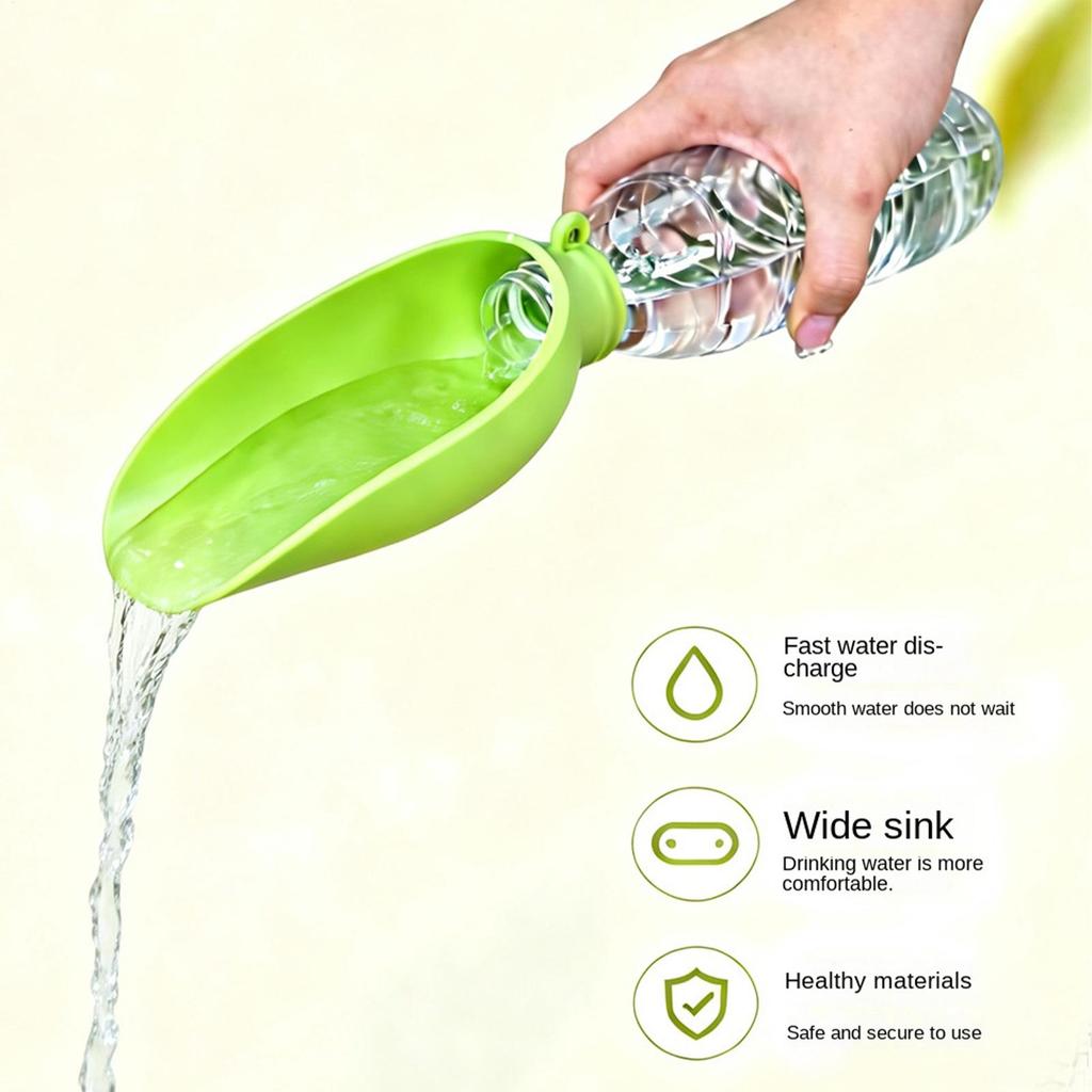 Leakproof Dog Travel Water Bottle Silicone Large Portable Pet Feeder Outdoor Drinking Bowl Puppy Cat Walking Feeding Supplies