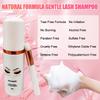 Lash Shampoo 60ml with Brush Eyelash Cleanser Foam Ready To Ship Lash Wash for Extensions Salon & Home Use Bulk