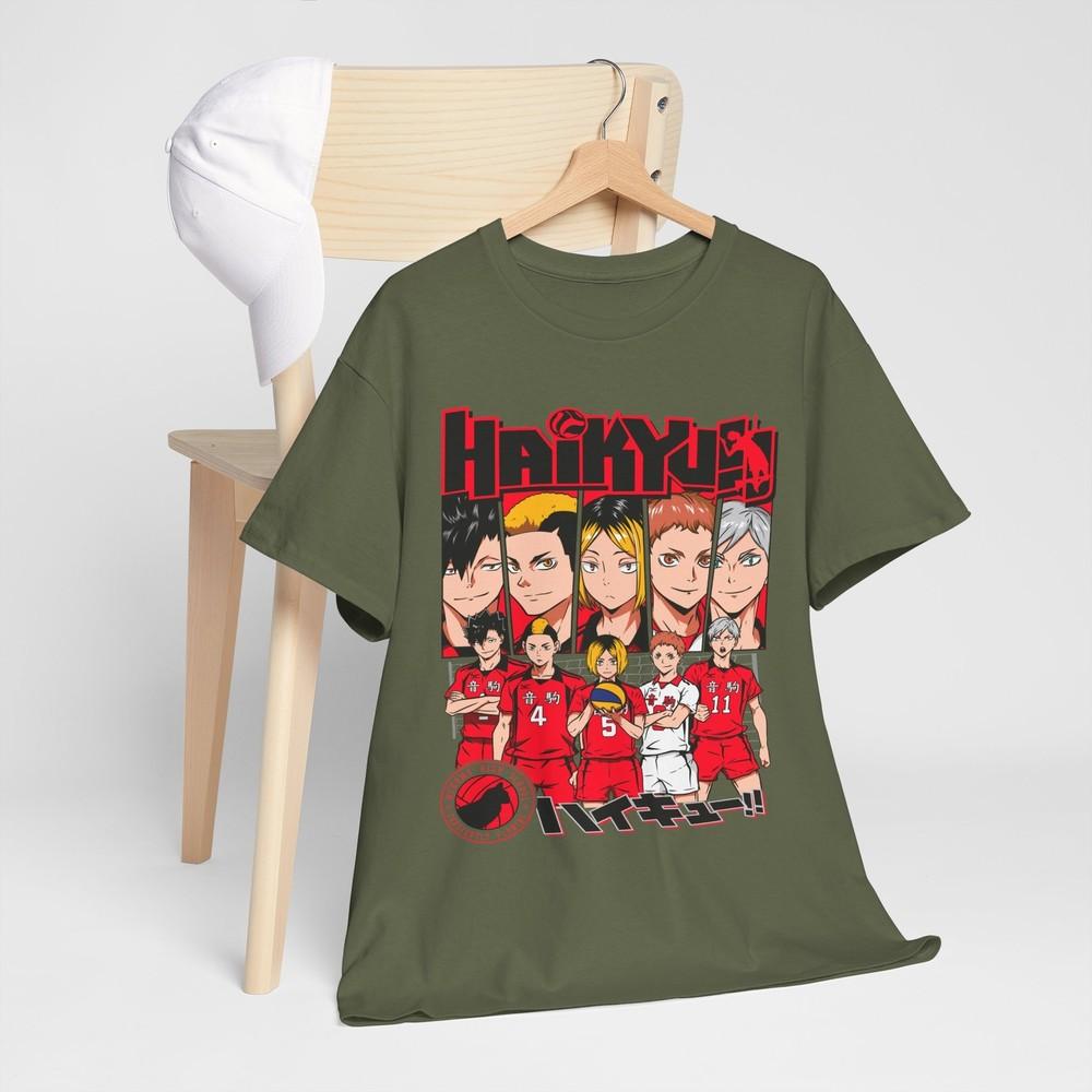 Hinata Shoyo Unisexga Strip Haikyuu Haikyu Anime Unisex Tshirt TShirt Tee gift