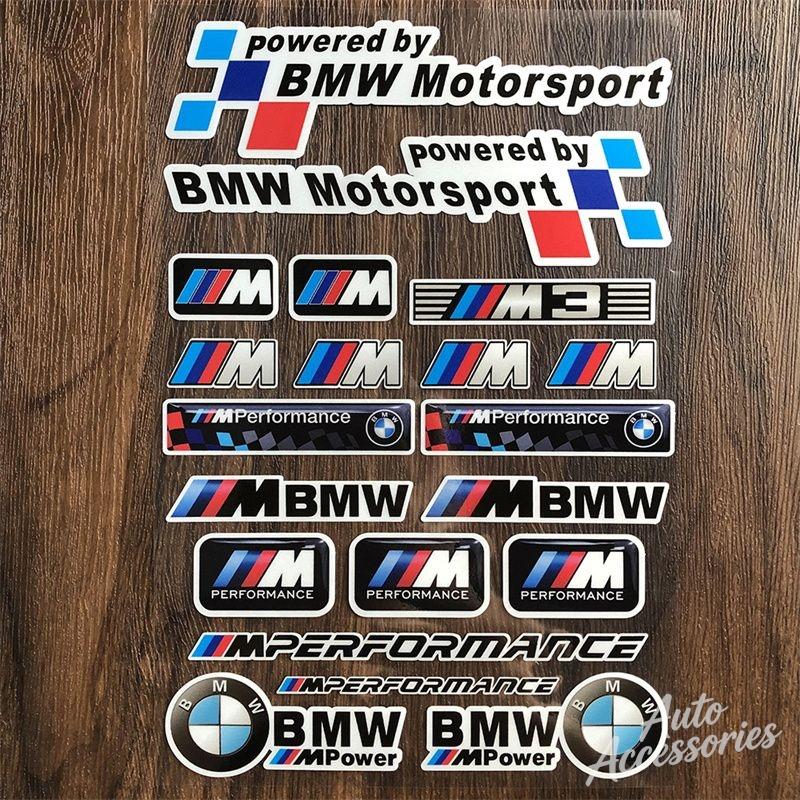 PVC Reflective Stickers For BMW Motorrad GS Series M Power Motorsport Waterproof Decals For Motorcycle Helmet Laptop Accessories blhn58