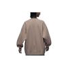 Jordan Solid Color Crew Neck Casual Long Sleeve Sweatshirt Women sweatshirt Medium-Brown FB5117-244