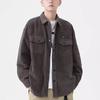 Retro Corduroy Shirt Men'S Spring And Autumn Shirt Casual Workwear Men'S Coat Long Sleeved Top Plus Size