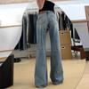 Women's 2025 American Retro Low-Waisted Micro-Flare Jeans - Loose, Slim, Straight Leg, Floor-Length