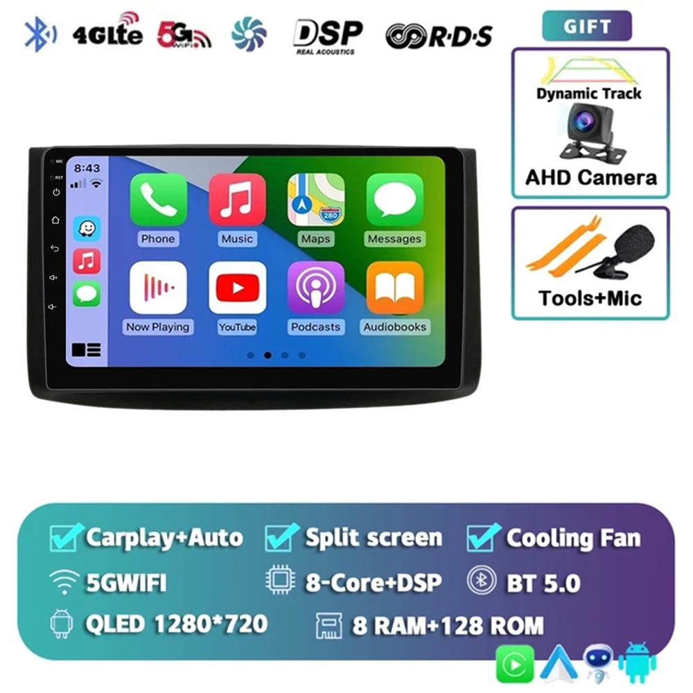 Android 14 Car Radio Multimedia Video Player For Chevrolet Aveo T250 2006 - 2012 Carplay Multimidia Videospeler DSP 4G NET