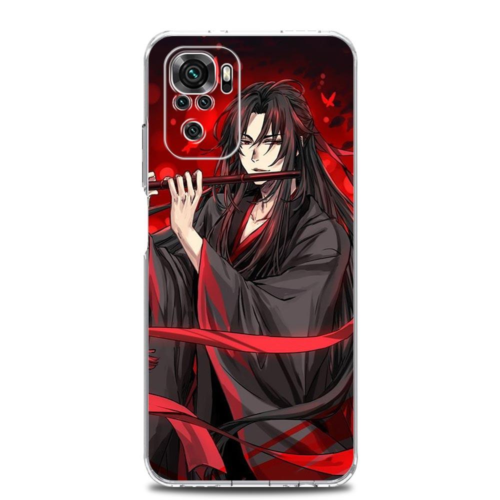 Anime Mo Dao Zu Shi Wei Wuxian Soft Phone Case For Xiaomi Redmi Note 12 11 9S 9 8 10 Pro Plus 7 8T 9C 9A 8A K40 Gaming Cover