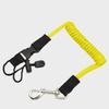 Elastic Kayak Paddle Leash Adjustable With Safety Hook Fishing Rod Pole Coiled Lanyard Cord Tie Rope Rowing Boat Accessories
