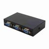 Switch VGA a 2 porte 15 pin femmina Supporta 1920x1440 Scocca in metallo Scatola switch VGA 2 in 1 out per PC TV