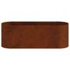 Raised Garden Bed Weatherproof Steel 120 X 40 X 40 Cm