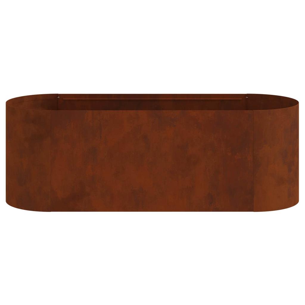 Raised Garden Bed Weatherproof Steel 120 X 40 X 40 Cm