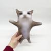 Cross-Border Happy Cat Plush Toy - Realistic Fur Doll Figure