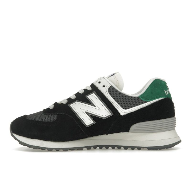 New Balance 574 Black Classic Pine Women Sneakers Castlerock WL574YA1