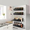 1/2/4Pcs Magnetic Storage Shelf Household Kitchen Refrigerator Washing Machine Side Hanging Storage Rack, Multifunctional Storag