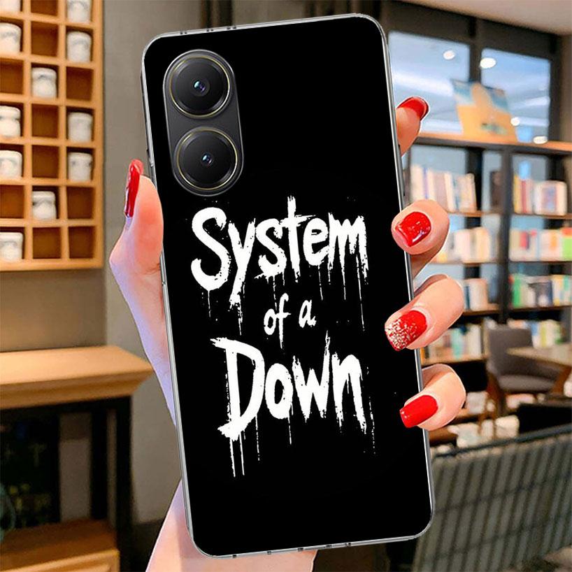 

System Of A Down Phone Case For Xiaomi Poco F7 Ultra X7 X6 X5 Pro M7 Redmi 15C 15 13C 13 12C 12 10C 10 9A 9C 9T 9 Shell Poco F7 Xiaomi Poco X6