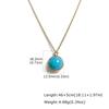 Nature Stone Crystal Healing Necklace for Women Stainless Steel Spiritual Stones, Emotional Balance Minimalist Jewelry