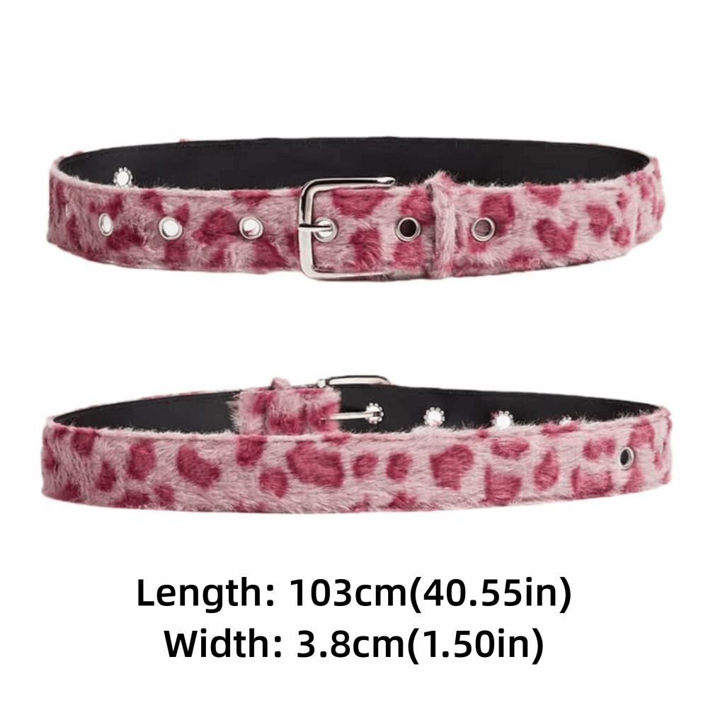 Plush Women's Belt Pin Buckle Waistband Trend Waist Belt Trouser Dress