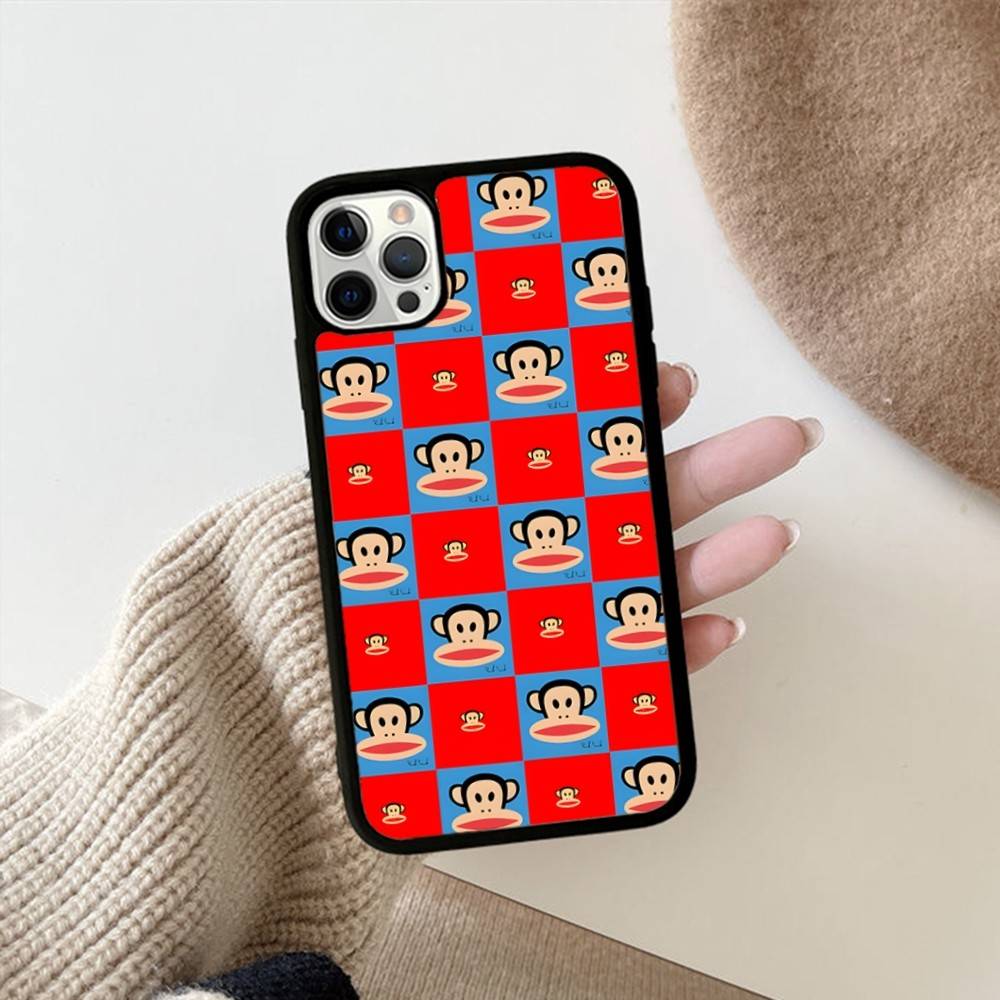 Fashion Logo P-Paul F-Frank PC+TPU Phone Case For IPhone 17 16 15 14 PRO MAX 11 12 13 PLUS MINI Cover