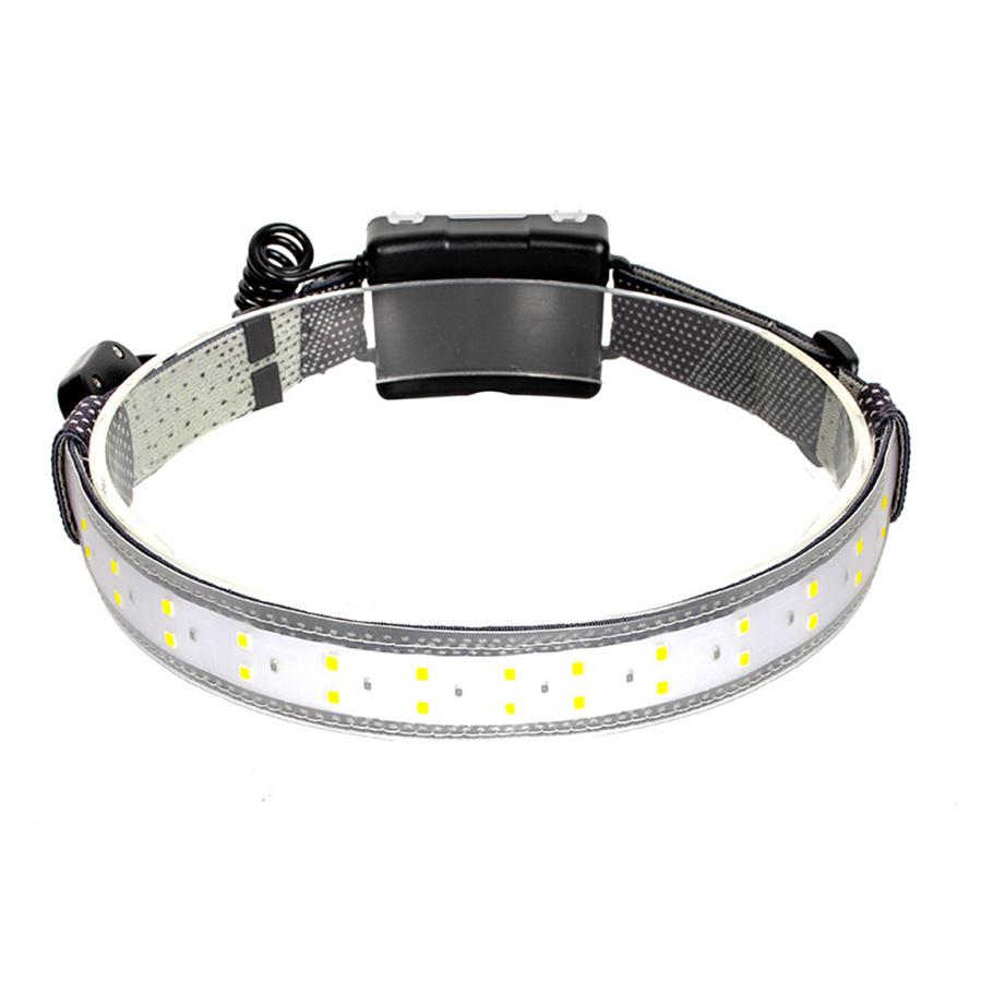 Led Headlamp 3 Modes Battery Powered Work Light Head Torch Flashlight Band Lamp