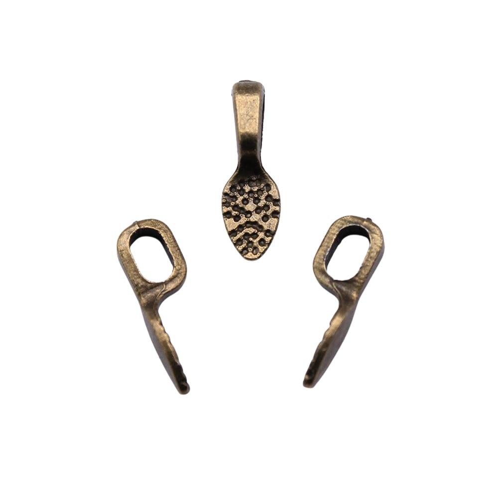 

20шт Залог Бусины Ювелирные компоненты Аксессуары Антикварная бронза Цвет Цинковый сплав 5X15mm