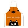 Halloween Apron Print Sleeveless Anime Kitchen Apron Cooking Dirty Waterproof