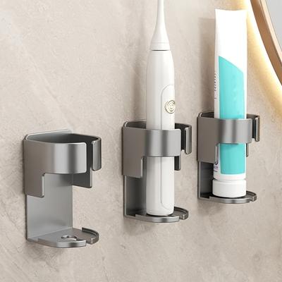1 pezzo Porta Spazzolino Elettrico Senza Foratura Adatto per Spazzolini Sotto i 37 mm Perfettamente Adatto per l'Organizzazione e lo Stoccaggio del Bagno