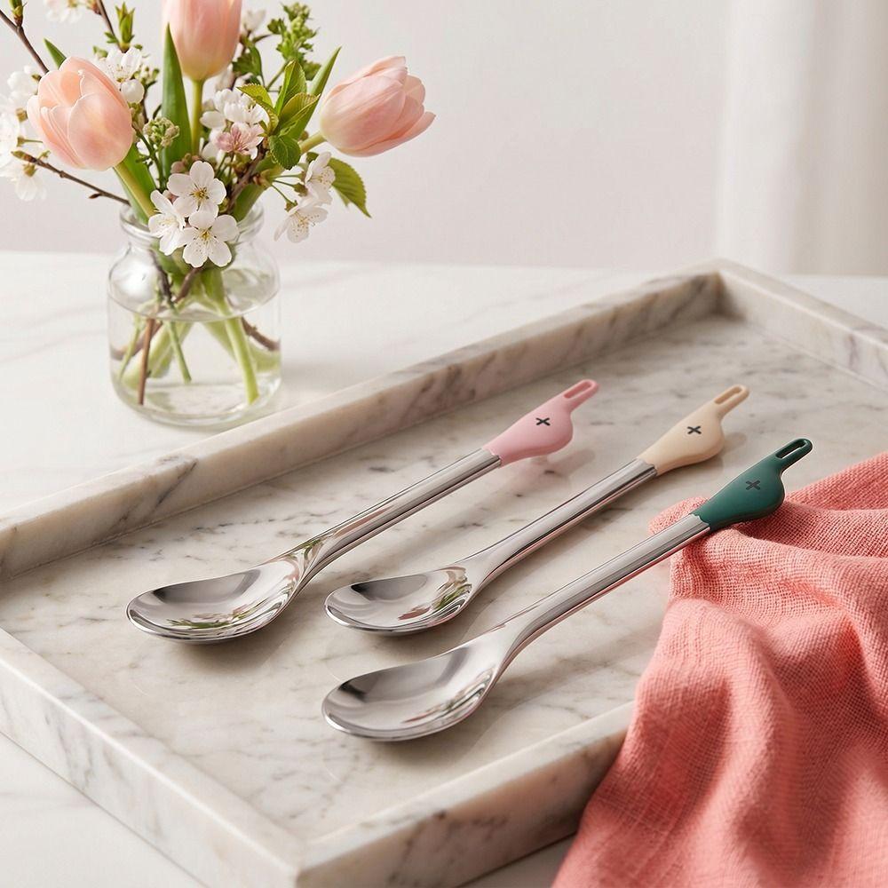 Duck Shape Watermelon Spoon Food Grade Coffee Spoon Smooth Surface Dessert Spoon Coffee Stirring