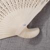 Hollow Wood Carving Fan Chinese Hand-held Carving Folding Fan Wedding Birthday Party Gift Room Handicraft Ornaments Decoration