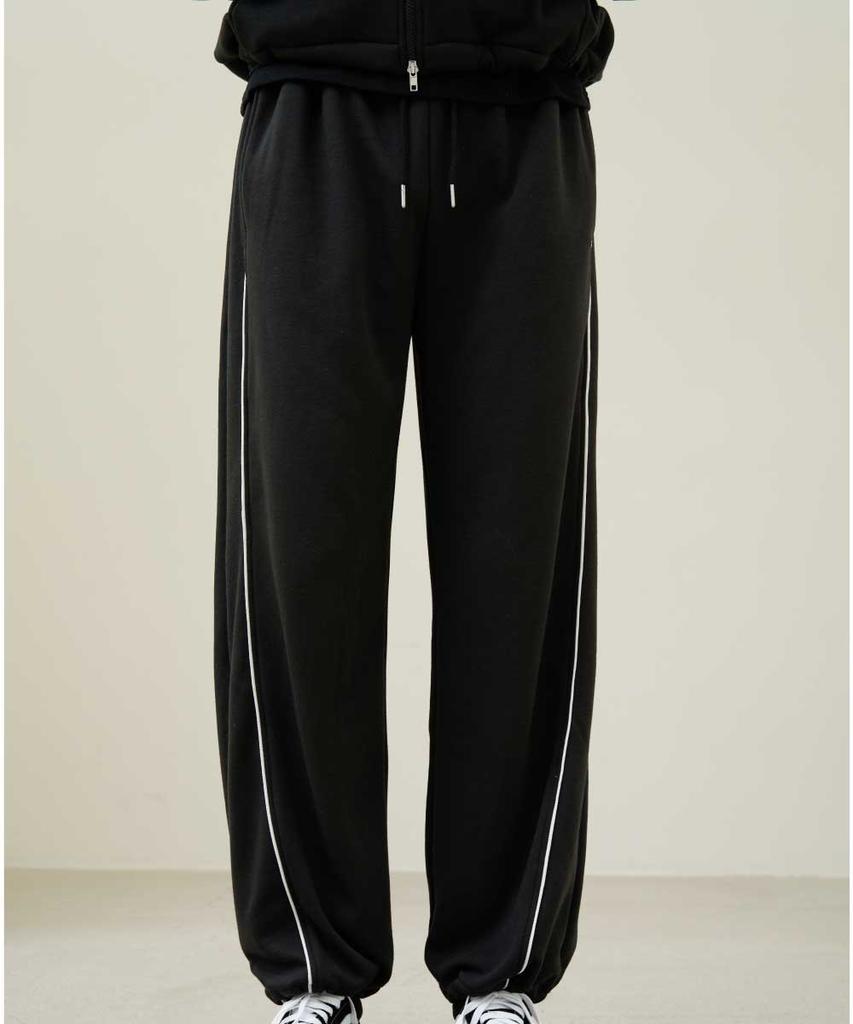 EVENCIA Super Soft Brushed Piping Jogger Pants (Pants Only)