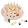 Memory Matchstick Chess Toy Wooden Color Parent‑Child Interaction Educational Toy