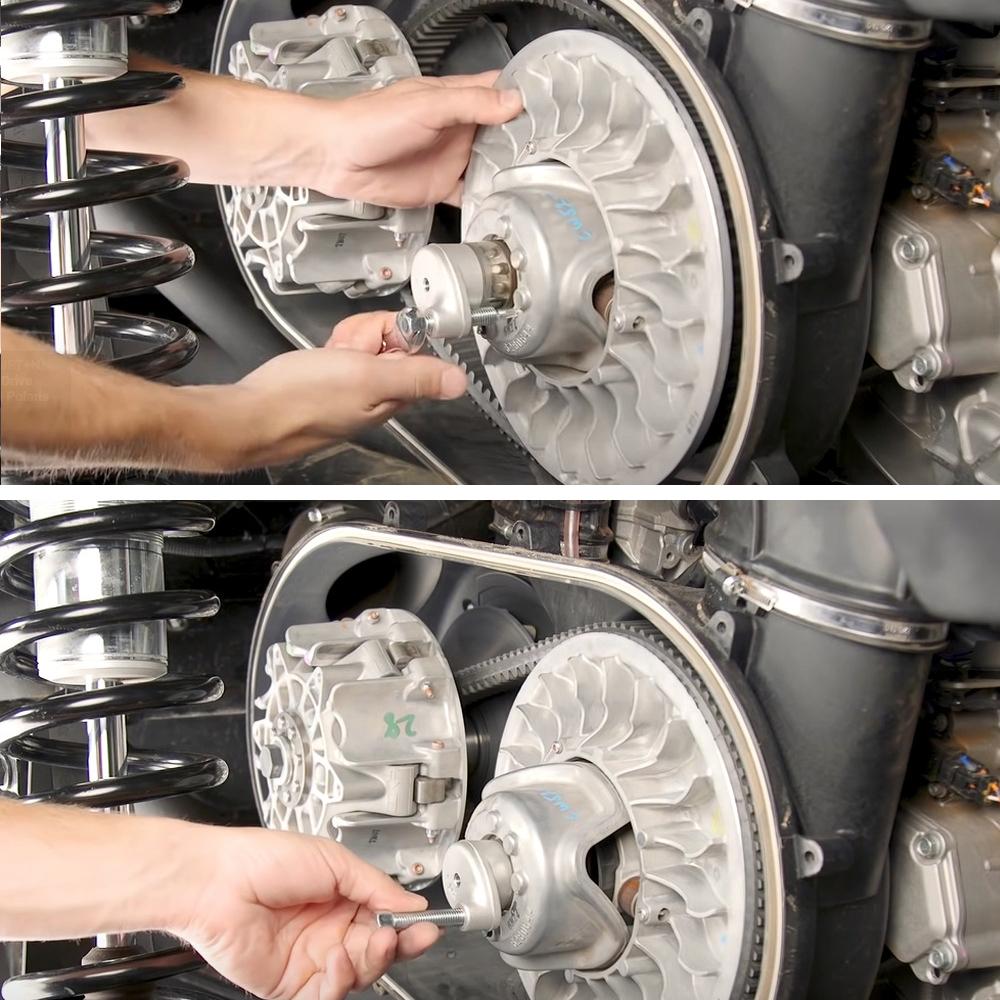 Belt Removing Tool Compatible with Can Am Maverick X3 2017 2019 CNC Aluminum Clutch Belt Removing Tool