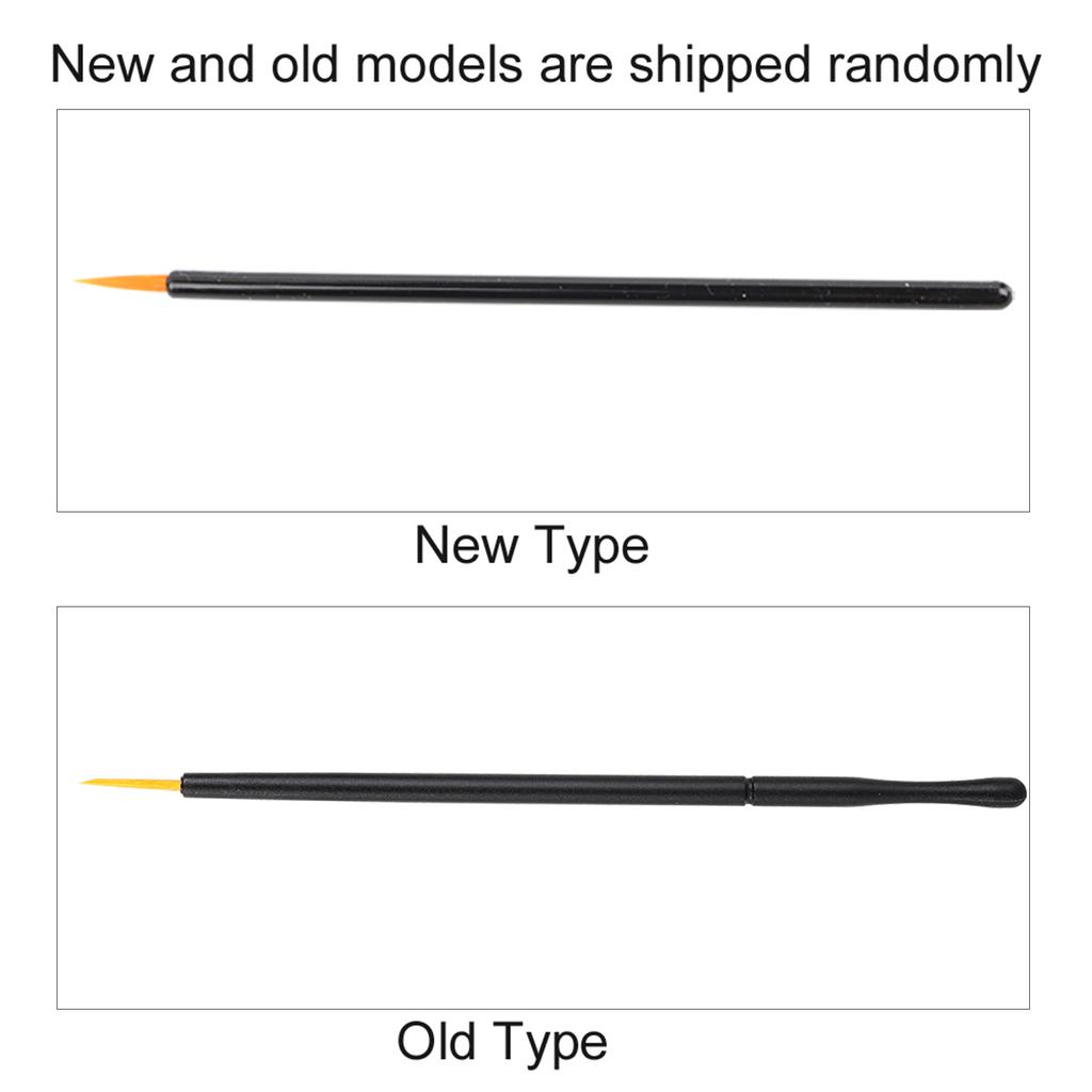 100pcs Disposable Eyeliner Brush Hard Head Eyeliner Liquid Brush Eye Shadow Brush Makeup Tool