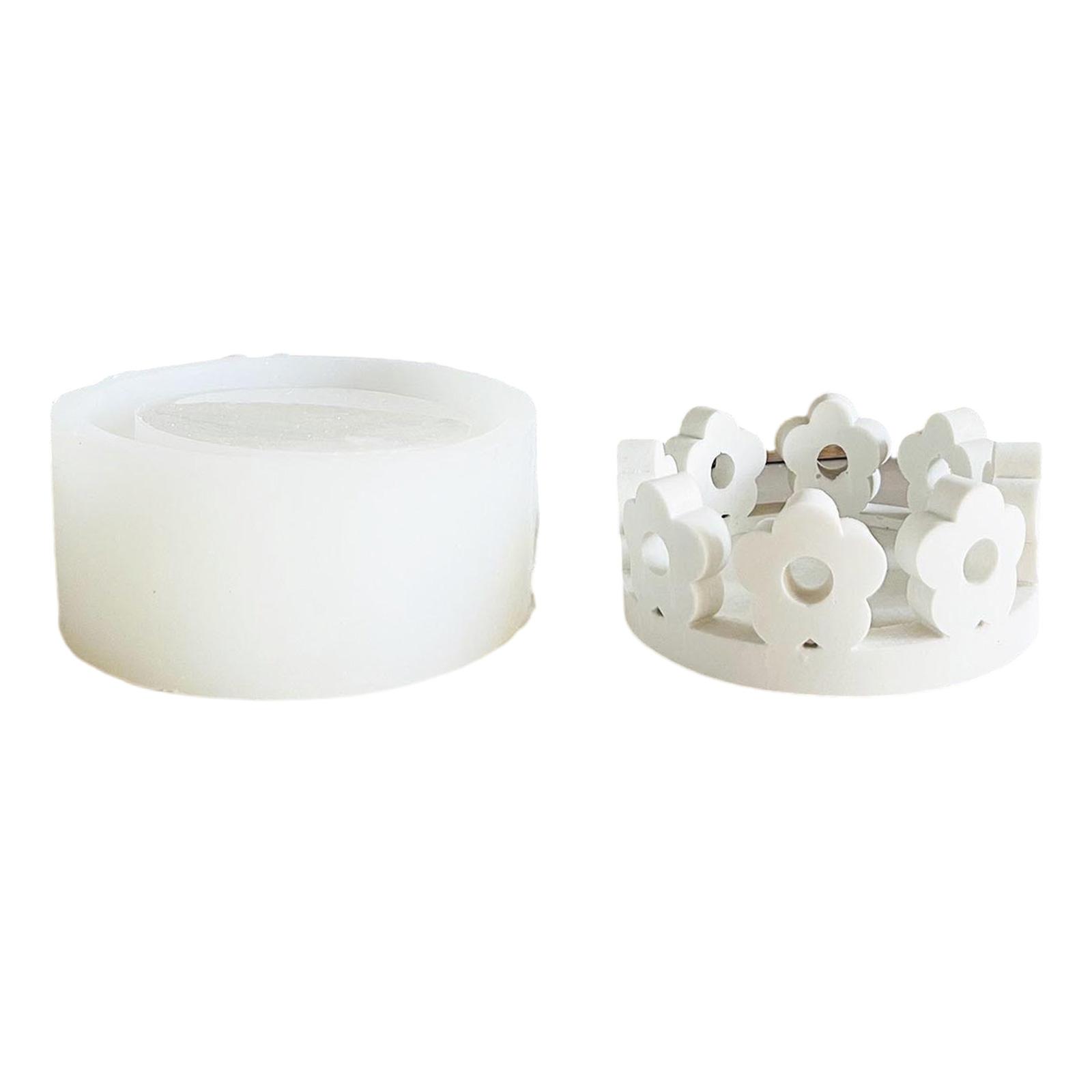 

Силиконовая форма для подсвечника для чайных свечей, рождественская елка, цветок, подставка для чайных свечей, силиконовая форма для поделок B