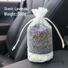Nano Mineral Crystal Car Air Freshener - Bamboo Charcoal Bag for Odor Absorption and Deodorization