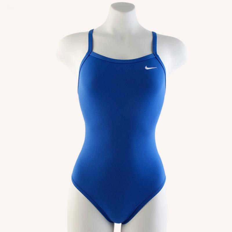 Nike Women S hydraStrong anSwer Solid Racerback SwimSuit Pink Glow neSSa017