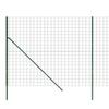 Green Welded Wire Fence 2x25 M Galvanized Steel