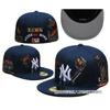 MLB New York Yankees AAA Baseballová čepice Plochý kšilt Liberty Lebka Vyšívaná Nastavitelná Sluneční kšiltovka