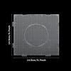 Fuse Beads Boards 5mm Large Clear Plastic Pegboards for Kids Craft Beads Pixel Puzzle Pegboards Creative Handmade Craft Toy Gift