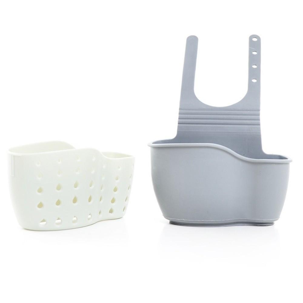 Hanging Storage Drain Basket Adjustable Kitchen Sink Holder Soft Faucet Holder Rack  Household