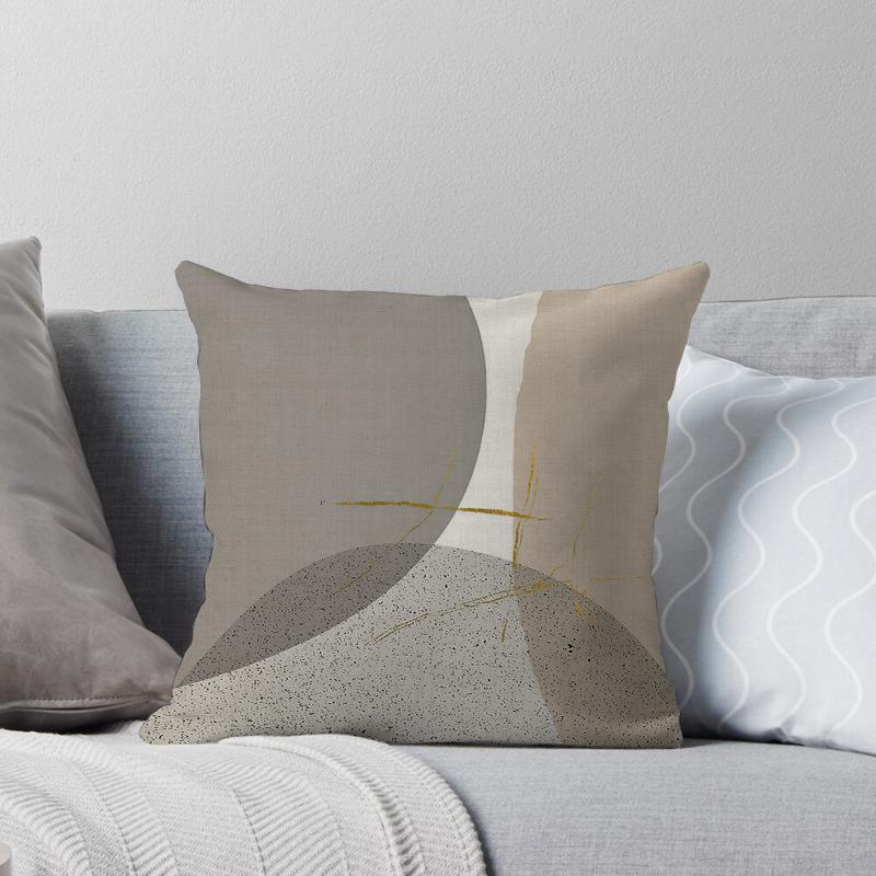 Decorative Home Pillow Case Cushion Covers 45*45 Nordic 40*40 40X40Cm 50X50Cm Irregular Color Block Living Room Boho Geometric